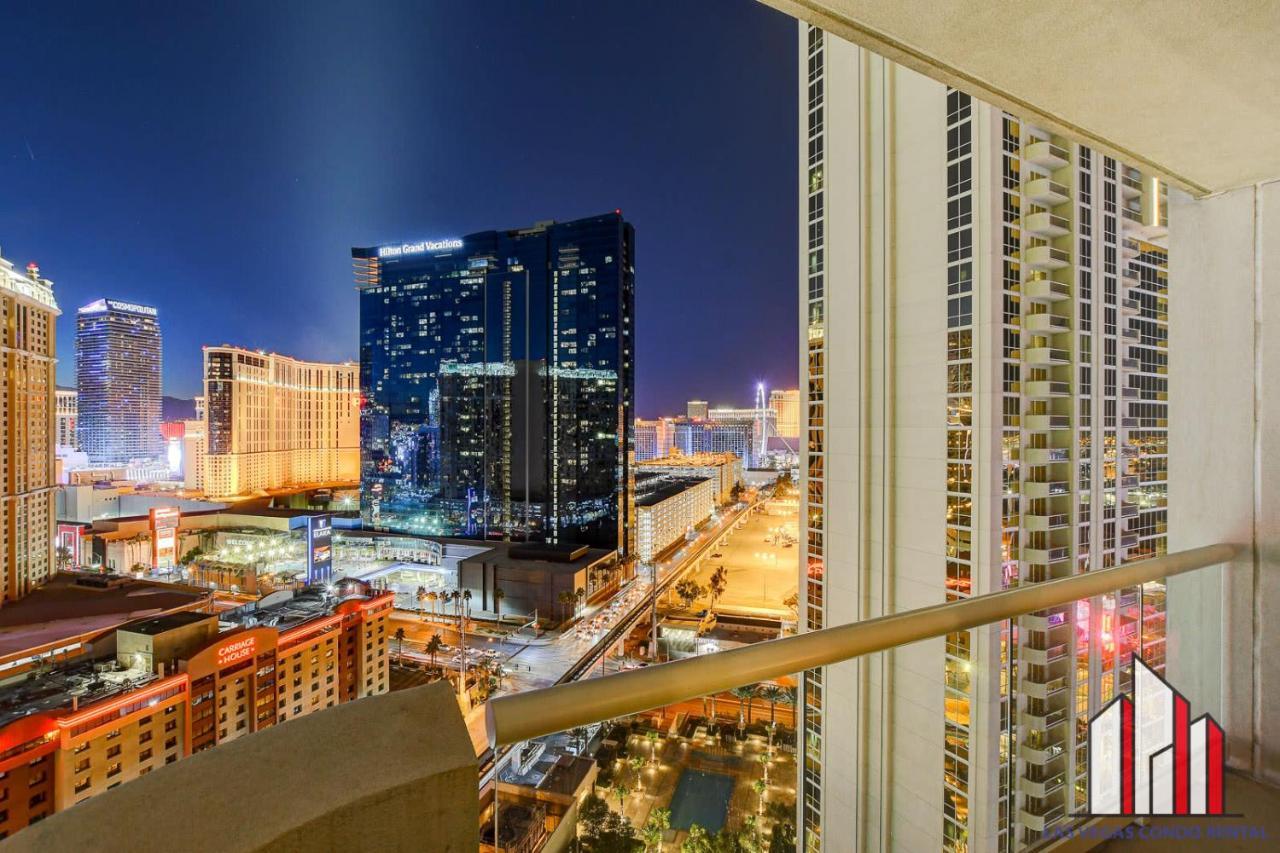 Mgm Signature-22-707 F1 Track & Strip View Balcony Las Vegas Exterior photo