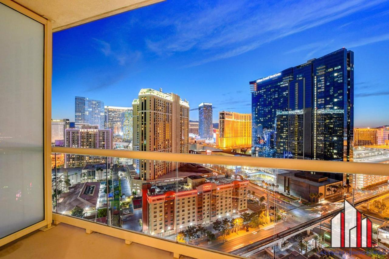Mgm Signature-22-707 F1 Track & Strip View Balcony Las Vegas Exterior photo