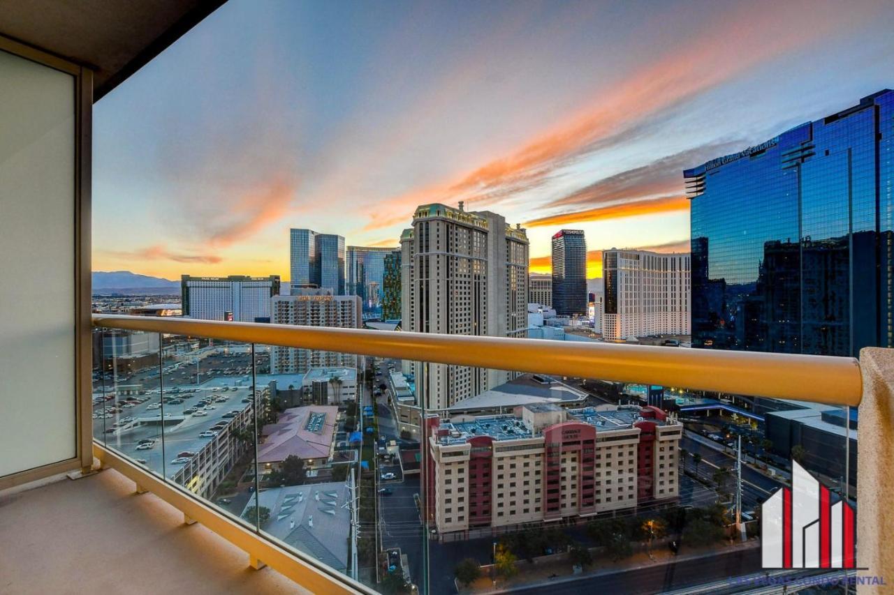 Mgm Signature-22-707 F1 Track & Strip View Balcony Las Vegas Exterior photo